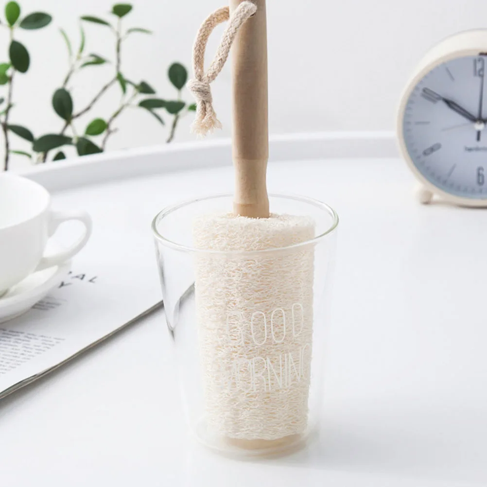 

2Pcs Comfortable Shower Body Wipe Natural Loofah Bristle Bath Back Scrubber for Healthy Skin Activation Daily Use