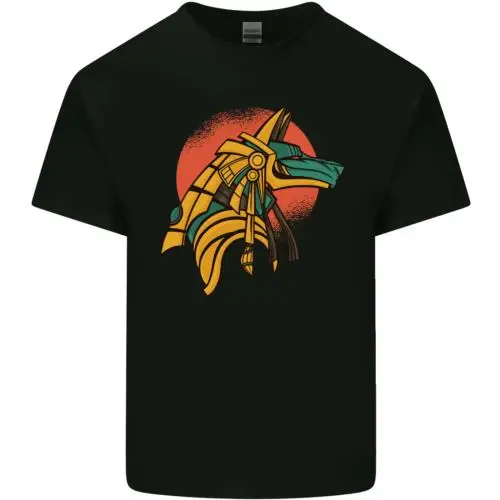 Anubis Ancient Egypt Egyptian God Mythology Mens Cotton T-Shirt Tee Top