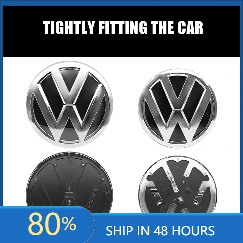 

Колпаки ступицы 2 шт. VW Сменный значок передней решетки задней крышки багажника эмблема логотип декоративный для Volkswagen Polo 6 6C 2014-2018 Auto Acc