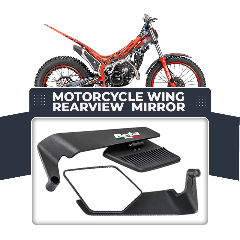 

HD Wide-Angle Vision Motorcycle Wind Wing Alloy Rearview Mirror For Beta Evo 250 Beta Racing Junior Senior RR Enduro Xtrainer
