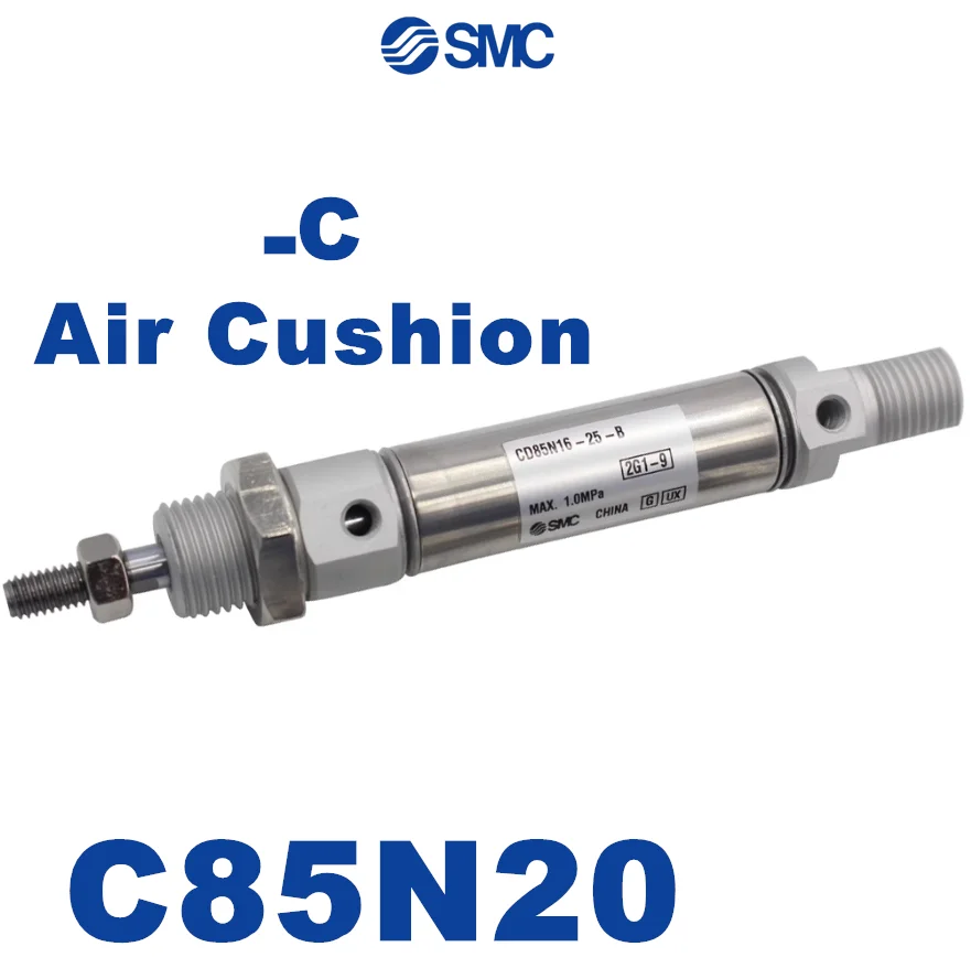 

C85N20 CD85N20 C85N With Cushion SMC Air Cylinder Standard Double Acting Single Rod C85N20-10C C85N20-20C C85N20-40C C85N20-80C