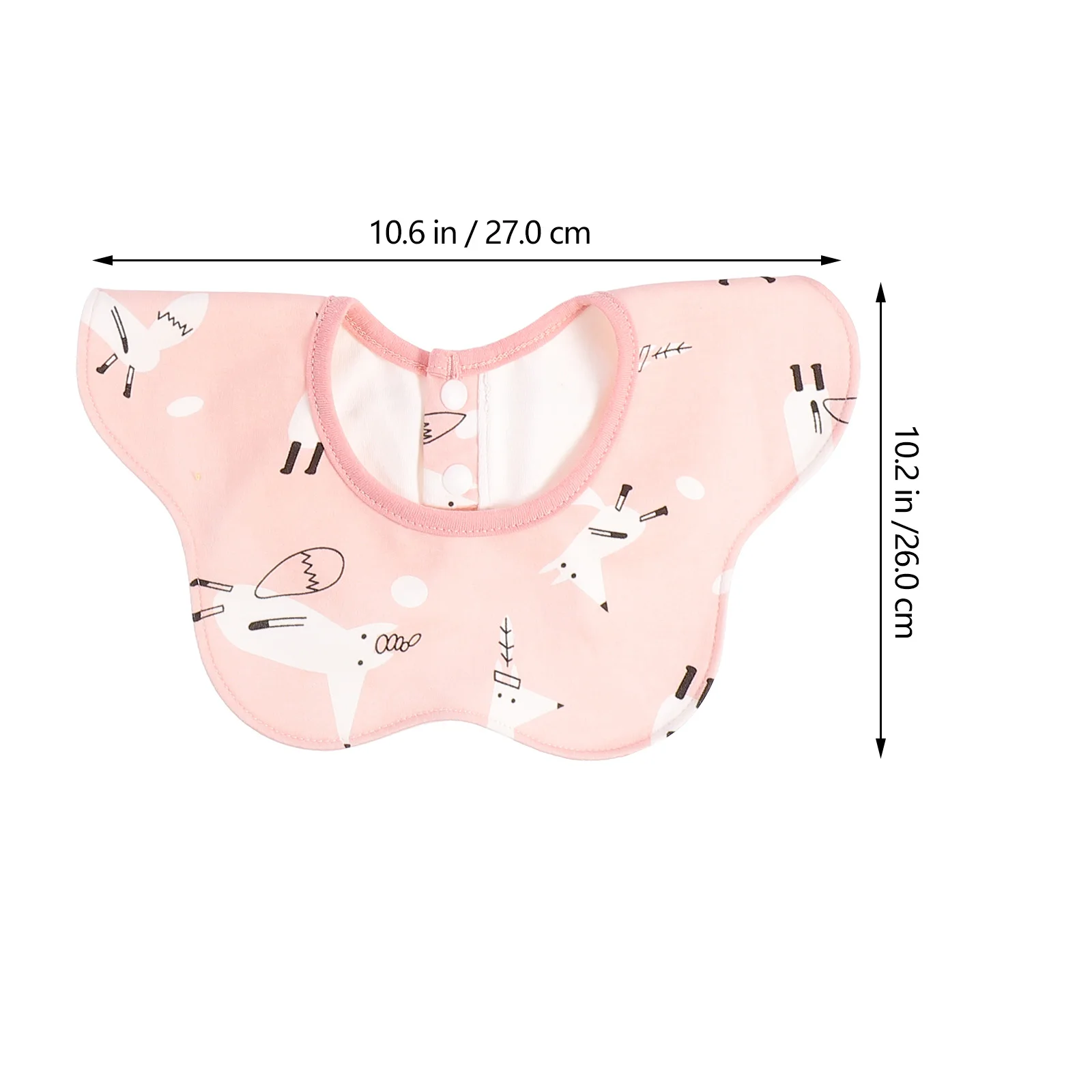 

3Pcs Comfortable Pure Cotton 360 Degree Rotate Baby Bibs For Newborn Teething Drooling Feeding Protection