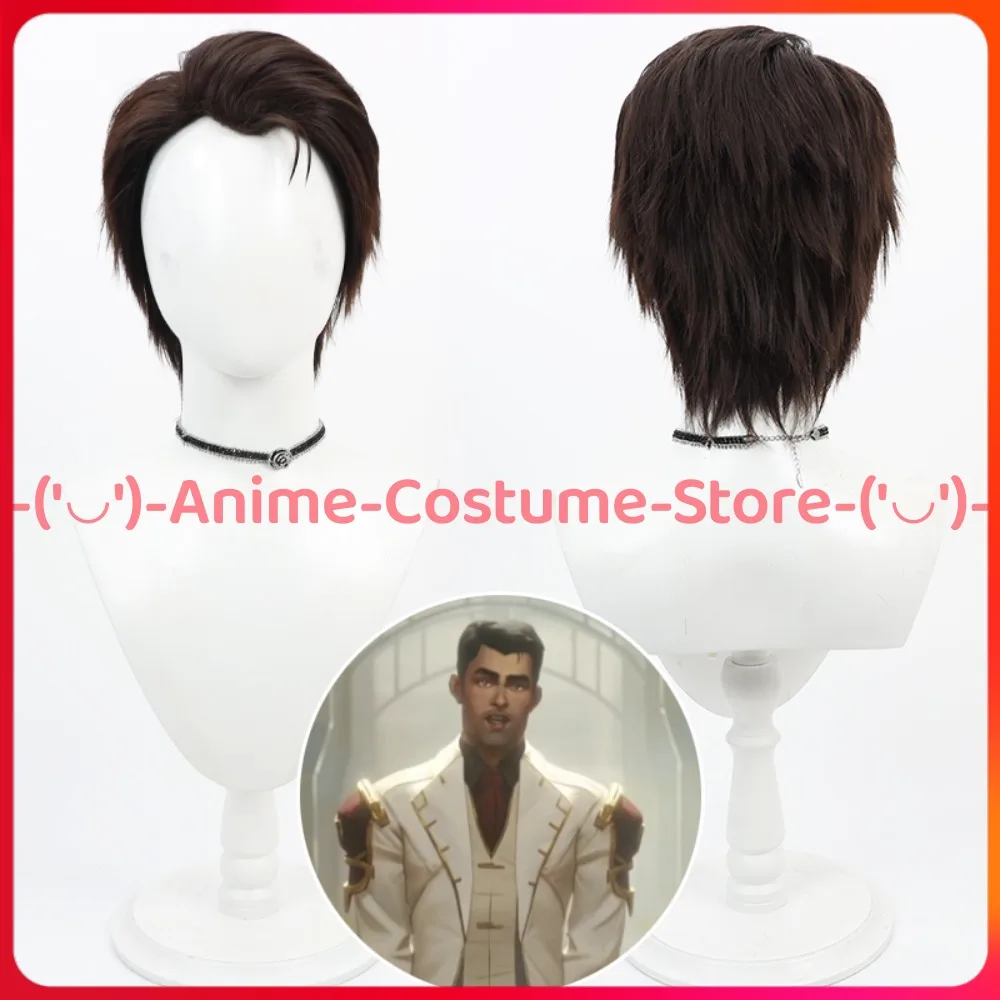 

LoL Arcane Jayce Косплей Парик Аниме Игровой Персонаж Хэллоуин Карнавальный Костюм Парики Термостойкие Синтетические Волосы