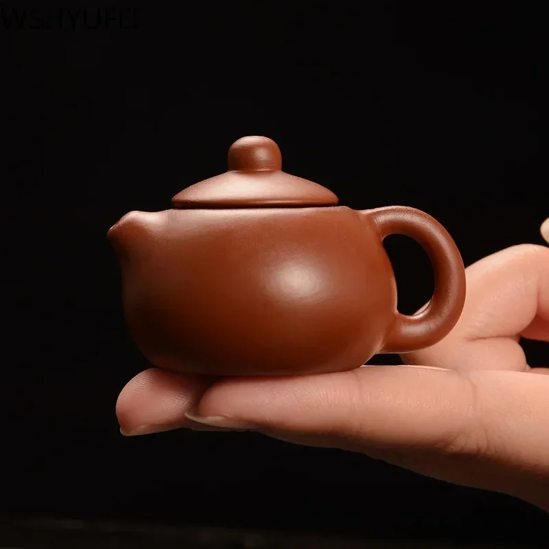 New style Purple sand Tea pet Creative trumpet Fingertip pot Tea set tea set Household tea set accessories WSHYUFEI tea pet