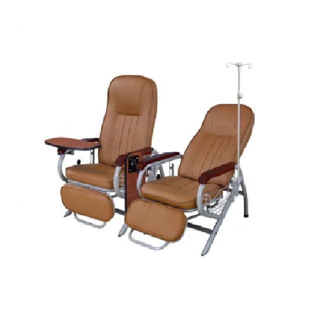 2024 New Type Luxurious Hospital Furniture Comfortable Transfusion Chair Medical Equipment Convertible Transfusion-chair