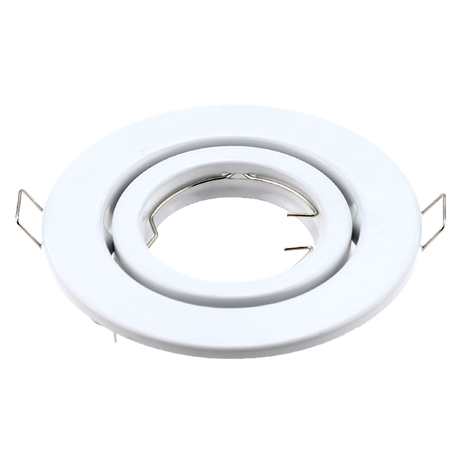 Metal Round GU10 MR16 GU5,3 Recessed Downlight LED Fitting Ceiling Spot Lights Frame Suit Dia108mm Bulbs Lamp Socket Holder