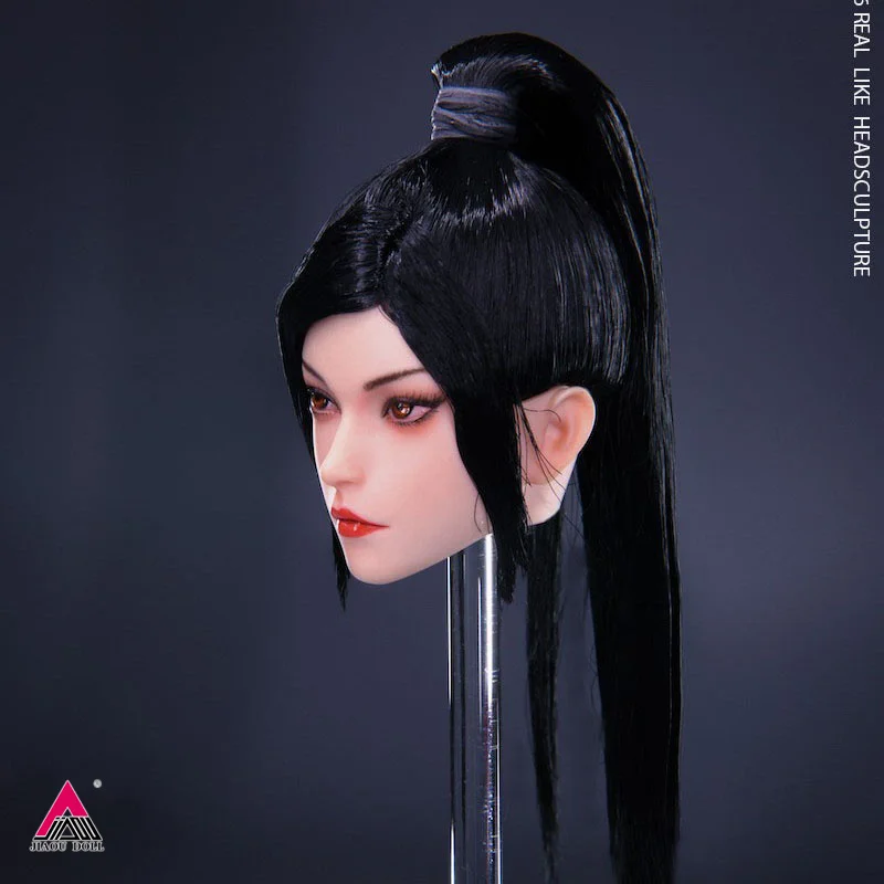 En Stock 1/6 YMT073 cabeza de Meier esculpida maquillaje pesado cabeza femenina tallada modelo apto para 12 ''TBL PH soldado figura de acción cuerpo muñecas