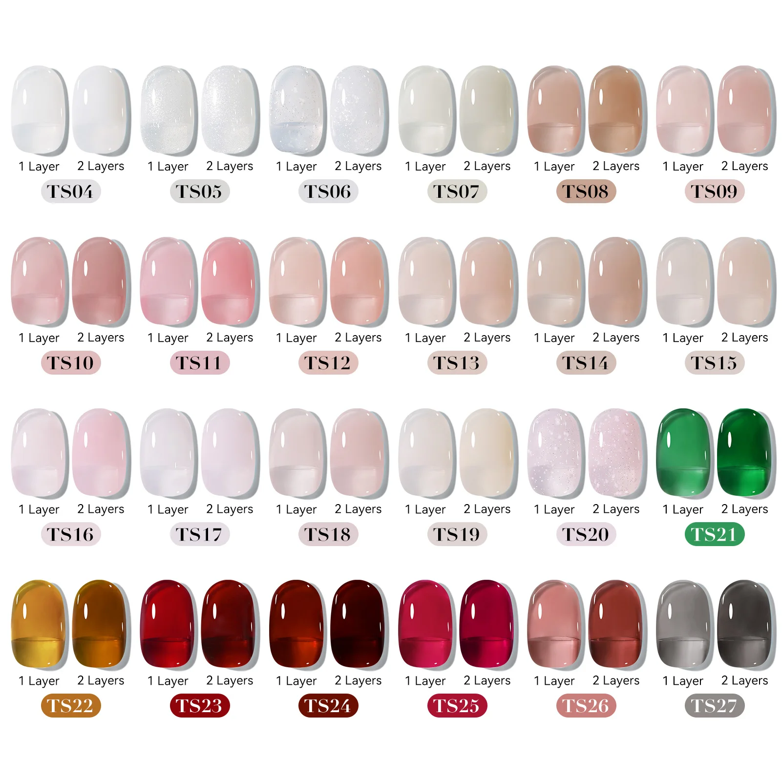 BORN PRETTY 15ml Jelly White Naakt Gel Polish Nagelbenodigdheden Vernis Semi Permanente Nail Art Manicure Losweken LED UV Gel vernis