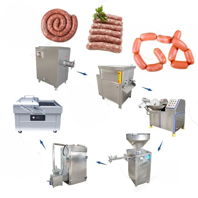 Máquina de relleno de salchichas neumática Industrial personalizable, embutidor de salchichas y jamón, precio de la máquina