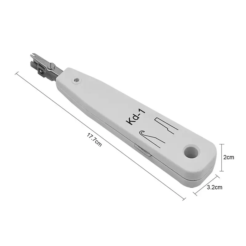 4X For RJ11 RJ12 RJ45 Cat5 KD-1 Network Cable Wire Cut Tool Punch Down Impact Tool-Y41A