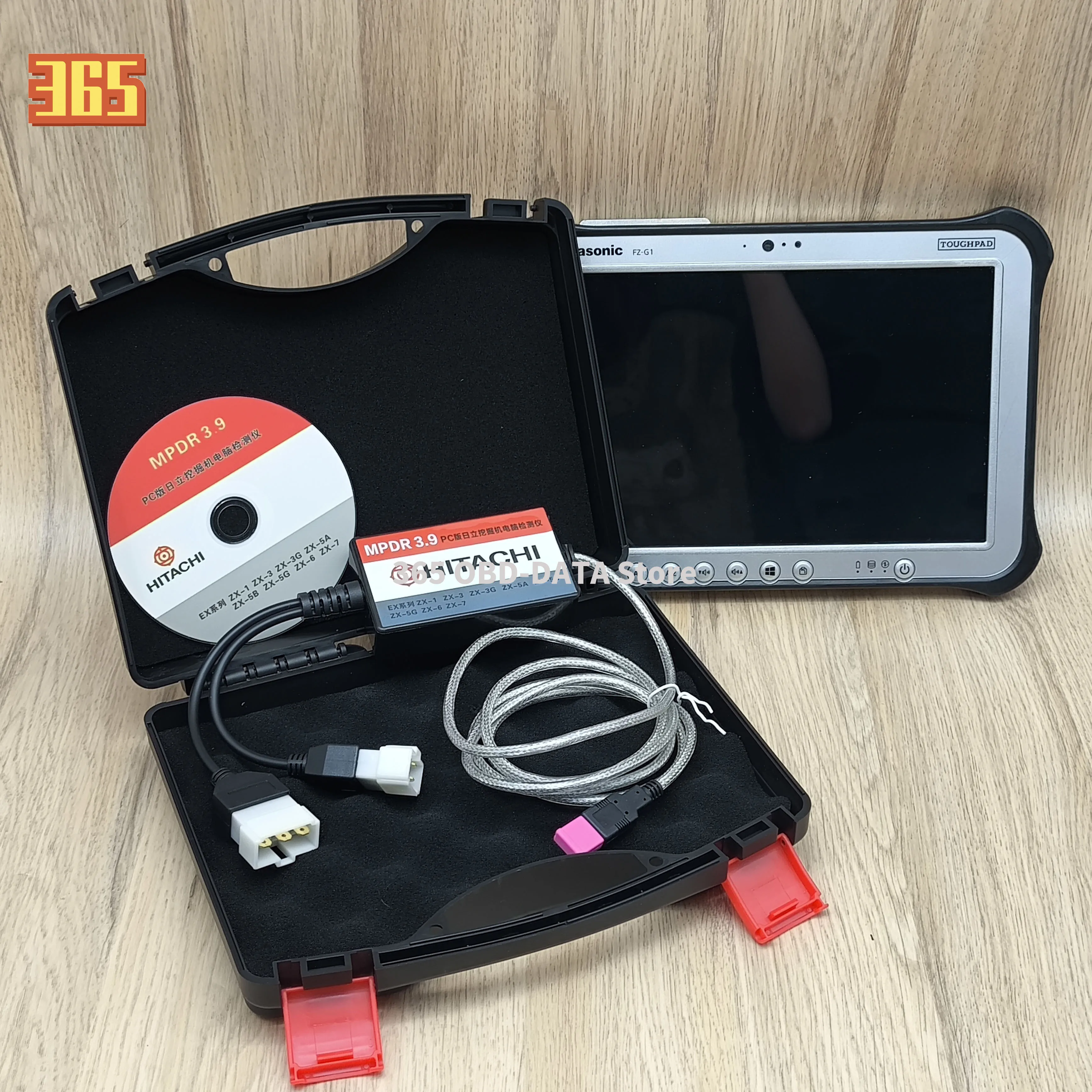 High-Speed Diagnostic Tool MPDR 3.33 3.9 with Functions for Hitachi Truck Excavator Wheel Loader Crawler Carrier ECU Engine