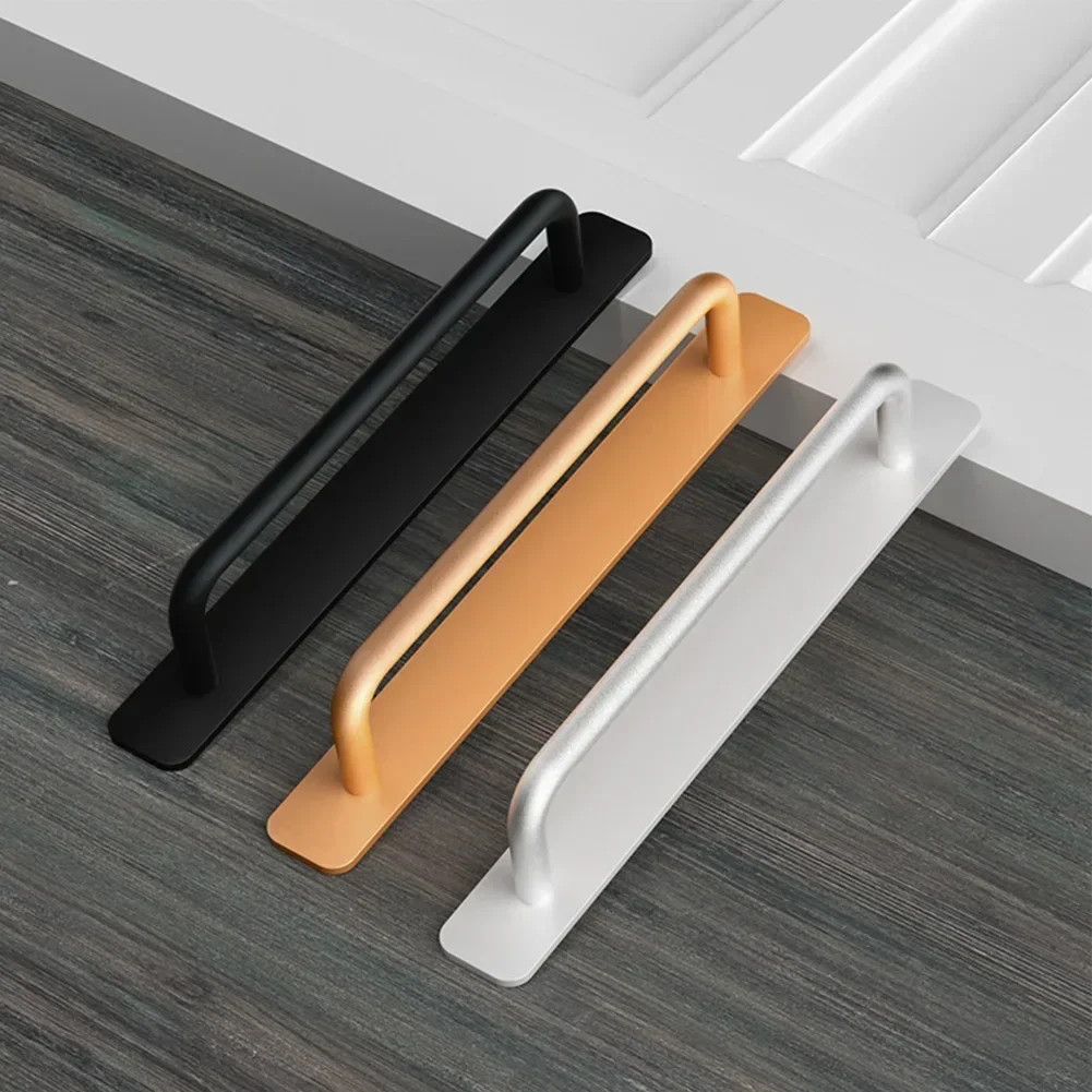 

Barn Shoe Cabinet Garage Hotel Office Applicable For Home Handle Pull Handle Aluminium Alloy Black Gold Silver