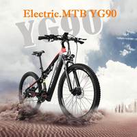 RANDRIDE YG90B Electric Bike 1000W 45km/h Max Speed 48V 17Ah 70-90KM Max Range 27.5'' CST Tires 120kg Load Hydraulic Disc Brake