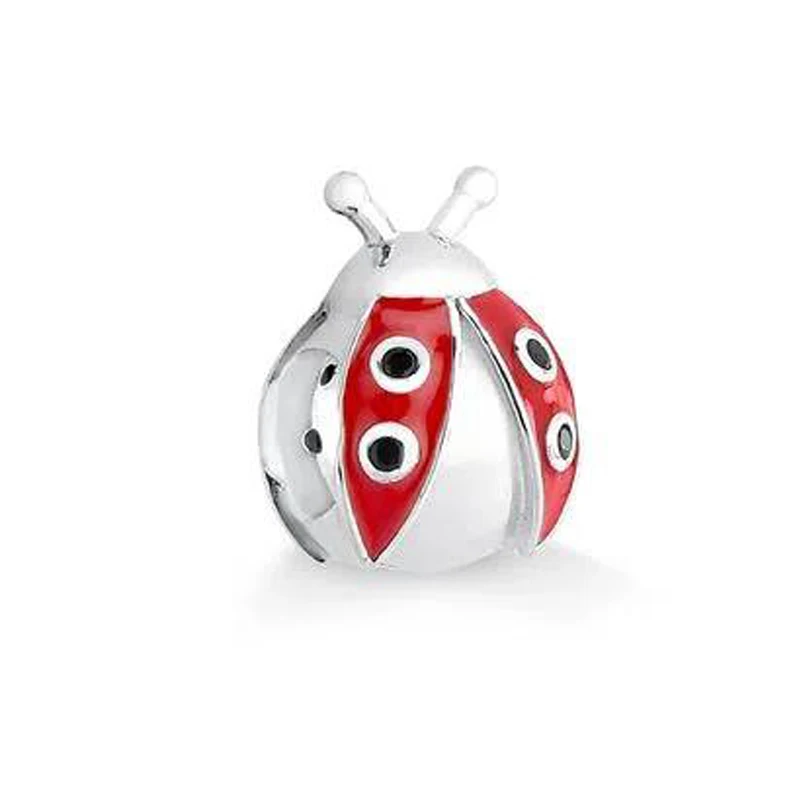 New 925 Sterling Silver Bee Butterfly Garden Pendans Hang Beads Diy Fit Original Pendant Charm Bracelet Necklace Women Jewelry