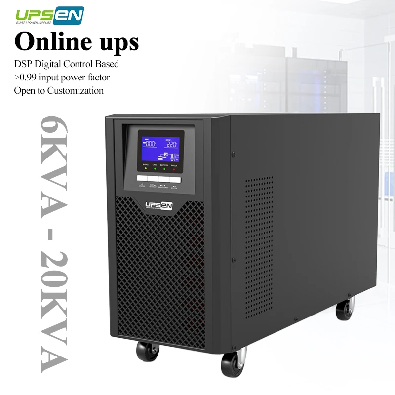 Sistema de Alimentación Ininterrumpida (UPS) de 10-48VDC para Montaje en Rack, Onda Sinusoidal Pura, Batería LiFePO4 Integrada, Respaldo UPS, RS485