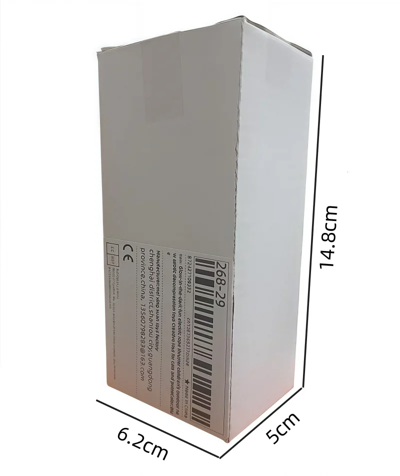 لعبة متوهجة في الظلام من الحبل الكهربائي Propulso الممتعة للاستخدام الخارجي للأطفال والقطط والحيوانات الأليفة وتخفيف التوتر واللعب الإبداعي #6