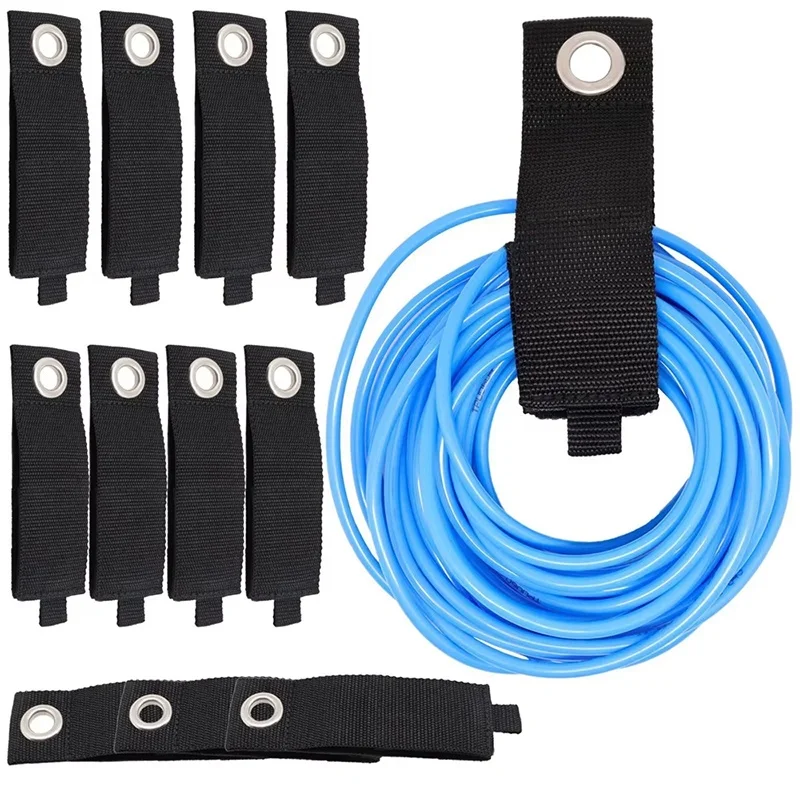 Extension Cord Holder Cable Organizer Wire Holder Power Cord Management Reusable Nylon Heavy Garage Organization For Cables Hose