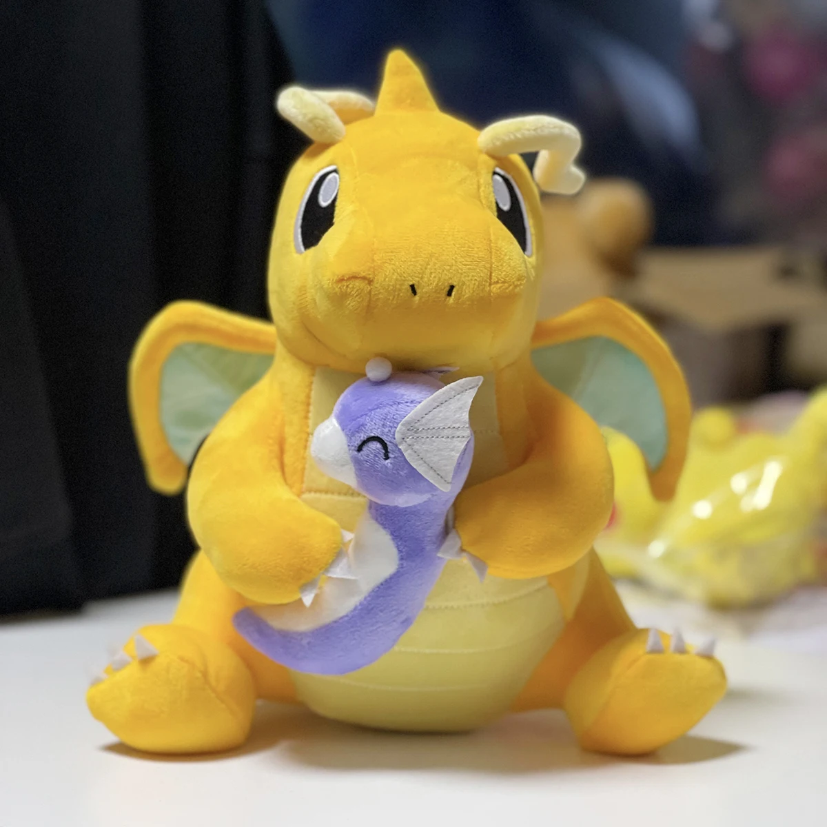 New Mega Dragonite Pokemon Peluche Plush Toys Anime Doll Cute Pillow Cartoon Dratini Dragonair Evolution Dragon Plushie Stuffed