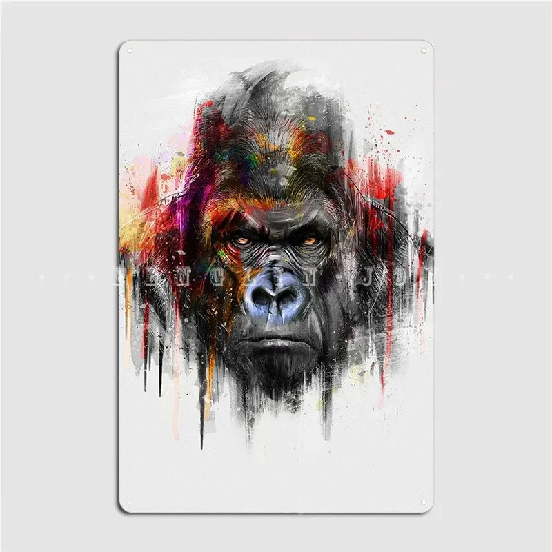 Горилла (Альфа серии) металлический знак ретро бар пещера клуб домашние таблички жестяная вывеска плакат