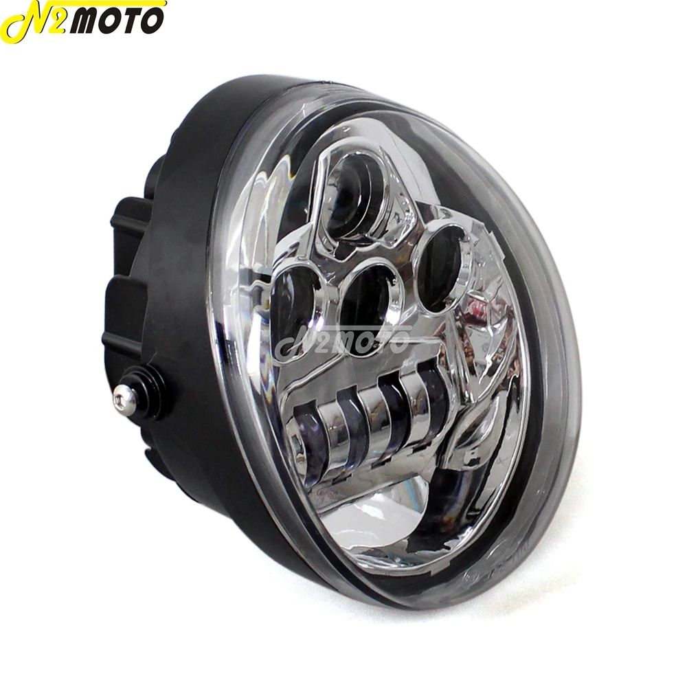 10-32V LED Headlight Motorcycle High Projector Low Beam Lenses Headlamp For Harley CVO V-Rod Street Rod VRSC VRSCA VRSCAW VRSCB