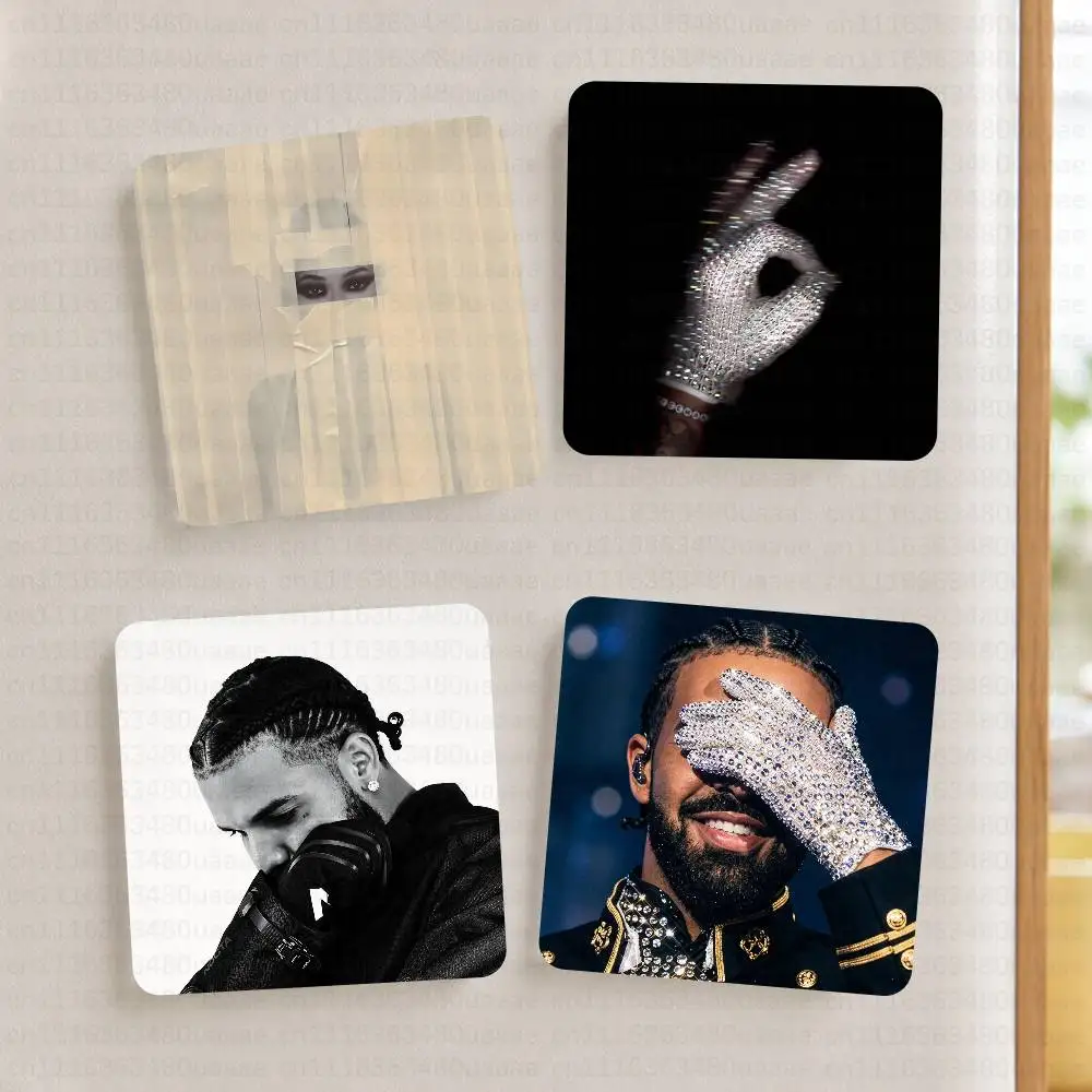 D-Drake I-ICEMAN HABIBTI Fridge Magnet Rectangle DIY Refrigerator Magnet Kit Home Decoration Photos Painting Handmade Crafts