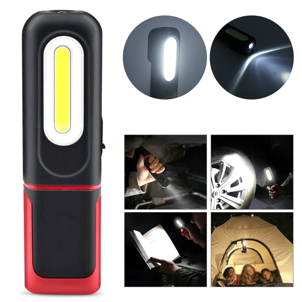 5 واط المحمولة COB ضوء العمل قابل للتعديل متعددة الوظائف المغناطيسي مصباح يدوي للطوارئ USB شحن مصباح العمل المغناطيسي #1