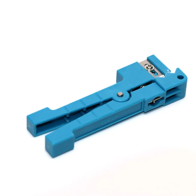 Fiber Optic Stripper 45-163 ไฟเบอร์กลาส JACKET Sheath COAXIAL CABLE CUTTER Stripper เครื่องมือปรับใบมีดเครื่องตัด Slitter 45-163