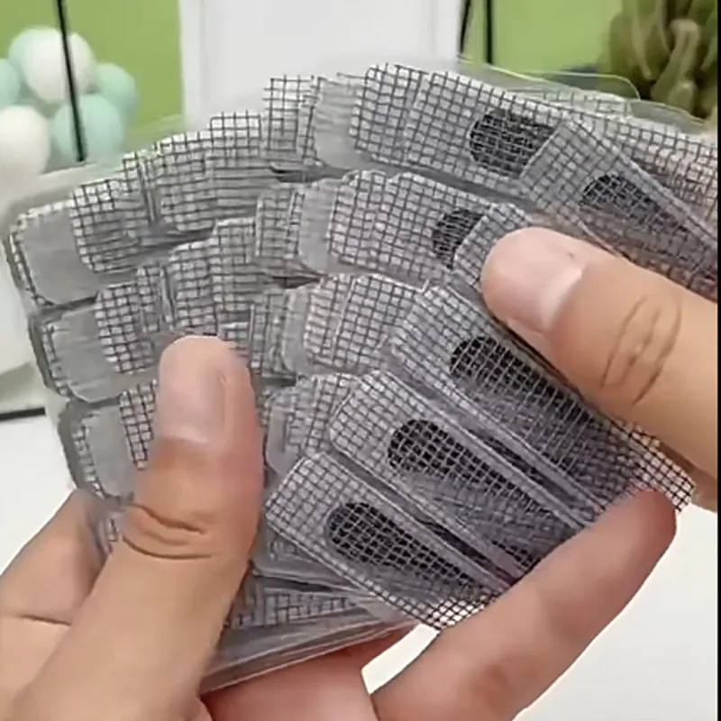 Window Screen Patch Exhaust Grille Window Door Drainage Hole Anti Mosquito Insect Paste Mesh Net Screen Invisible Repair Sticker