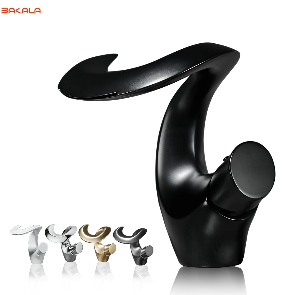 Torneira de Lavatório de Banheiro Torneiras para Lavatório de Água Quente e Fria Torneira de Pia de Luxo Criativo Deck Montado Torneira Banheiro Vintage