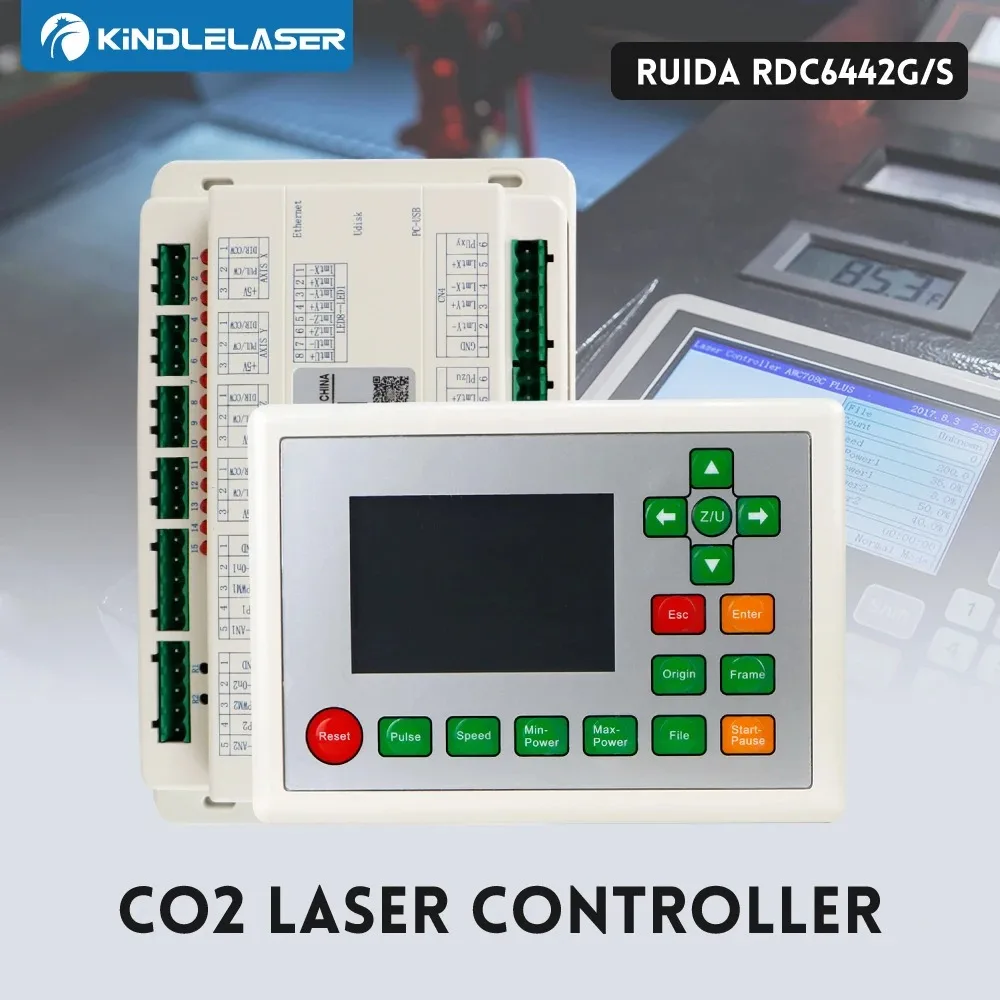 KINDLELASER Ruida RD RDC6442G RDC6442S Co2 Laser DSP Controlador para Máquina de Gravação e Corte a Laser RDC 6442 6442G 6442S