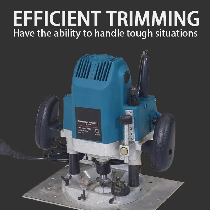 Мини-электрический фрезерный станок для деревообработки, 1800 Вт, 12,7 мм, ручной триммер для кромок, фрезерный инструмент для деревянного ламината