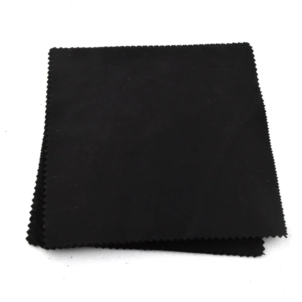 10pcs 14x14CM Sublimation Microfiber cleaning cloth eye glasses cleaning cloth screen lens cloth black grey glasses cleaner