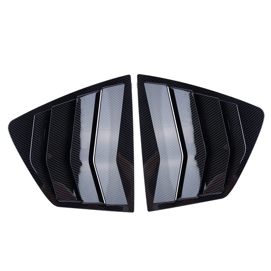 

1 пара накладок-жалюзи на задние боковые окна автомобиля, подходят для Honda Accord Sedan 2008-2013, стиль карбон, ABS-пластик