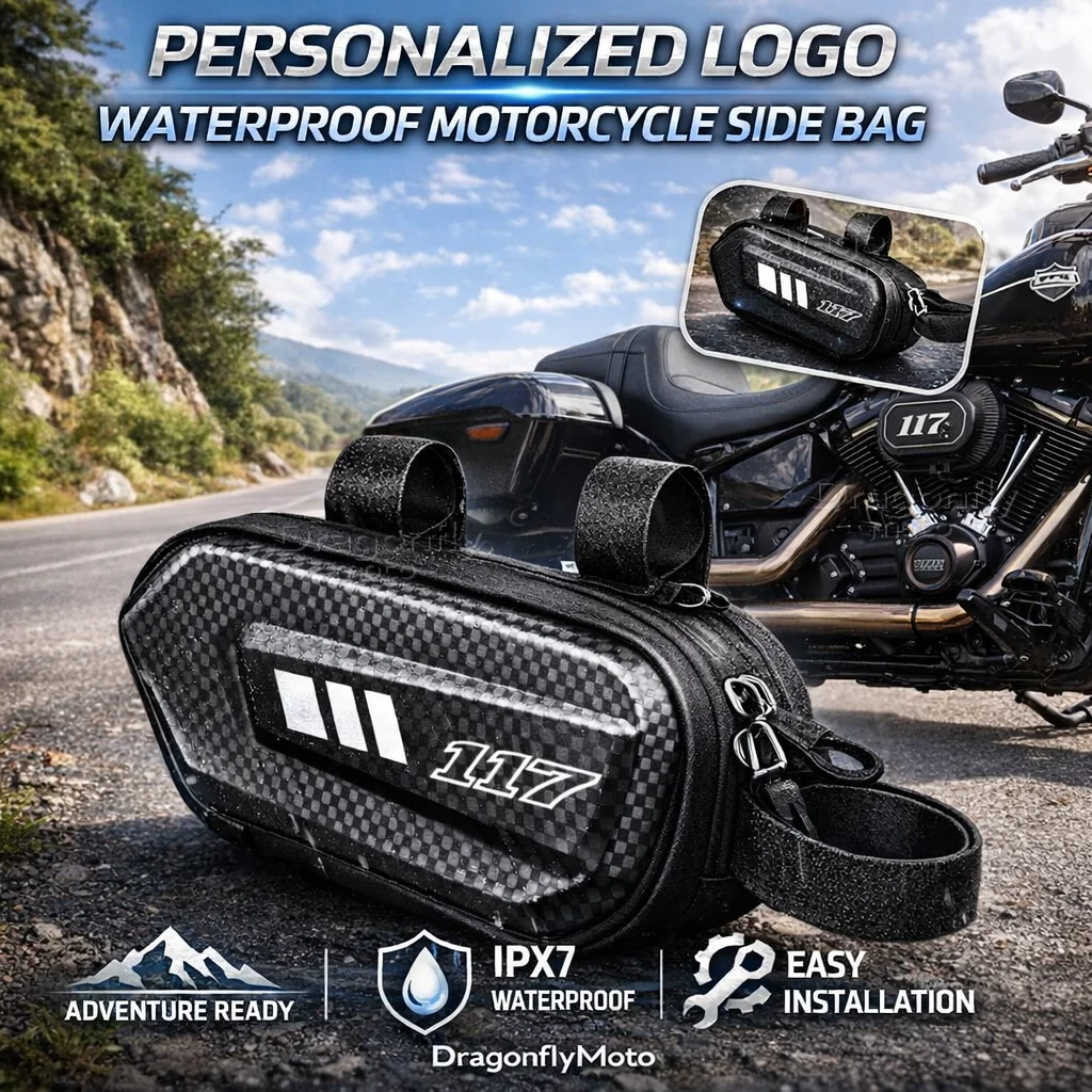 

Для мотоциклов Harley Softail Low Rider ST FXLRST FXRST Breakout: боковая сумка с персонализированным логотипом, водонепроницаемая, жесткий корпус, седельная сумка.
