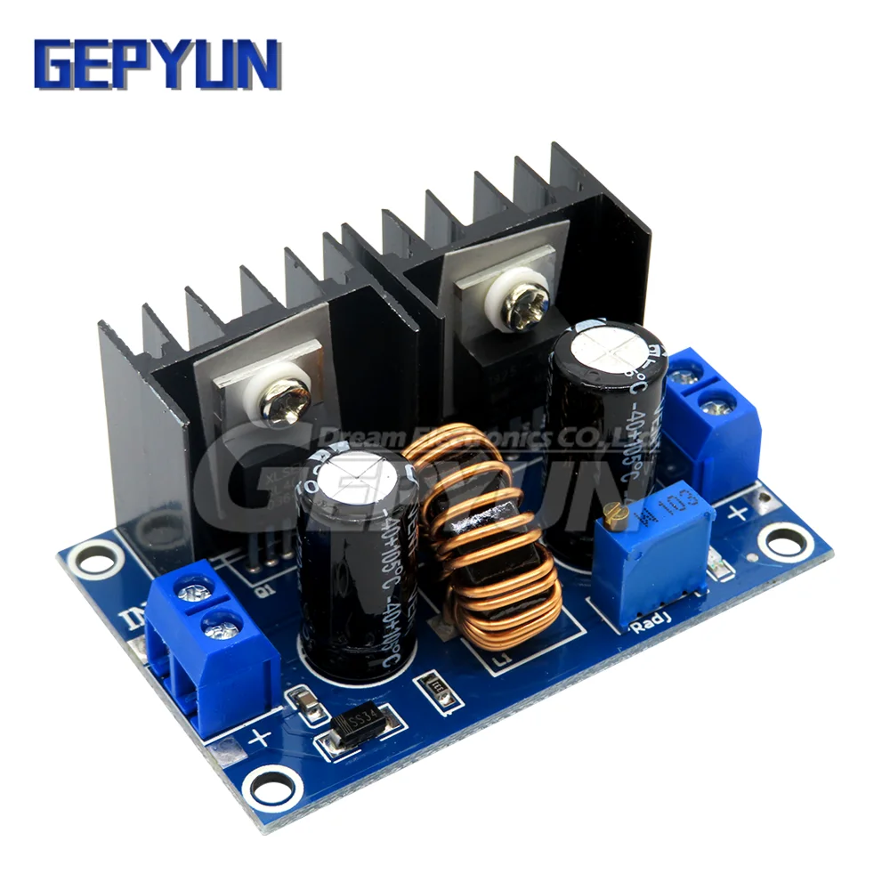 XH-M404 DC 4-40V 8A 200W Voltage regulator module Digital PWM Adjustabl DC-DC XL4016E1 Step Down voltage regulator for Arduino