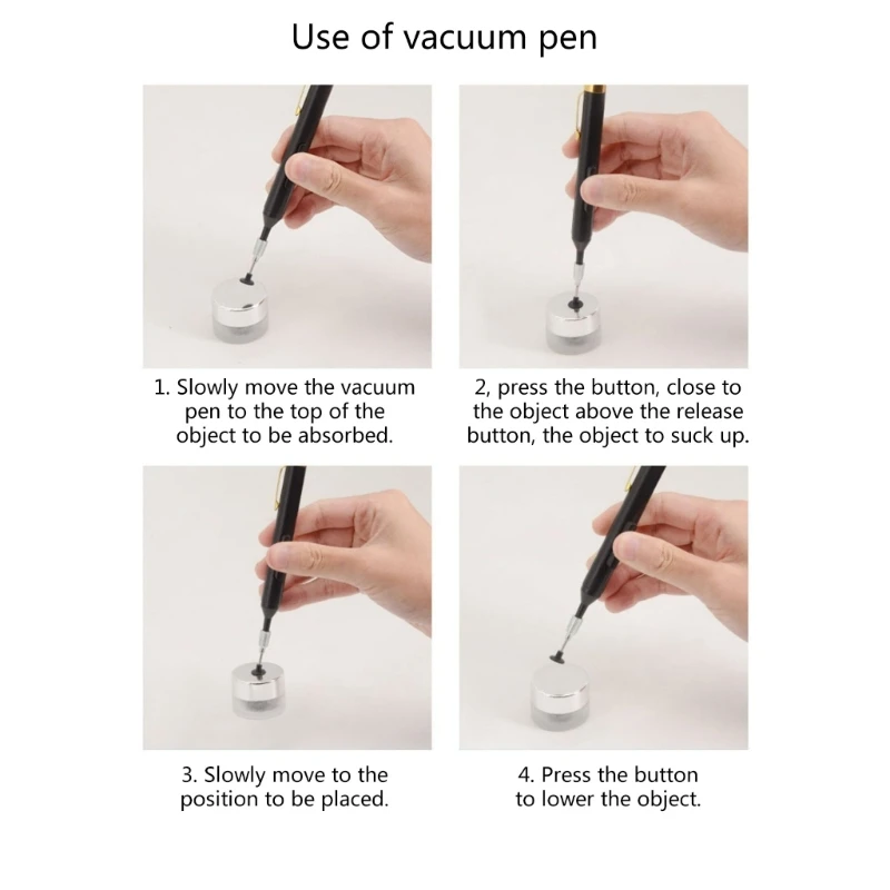 IC chống tĩnh điện Hút chân không Hút bút Công cụ tẩy tế bào chết IC Tweezer