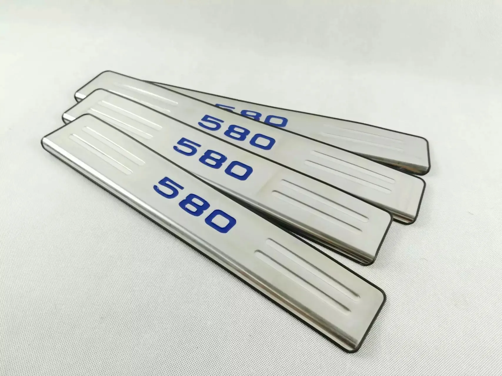 For DFSK Dongfeng Glory 580 2018-2022 Car Accessories Door Sill Trim Protector Pedal Scuff Plate Stainless Steel Styling Sticker