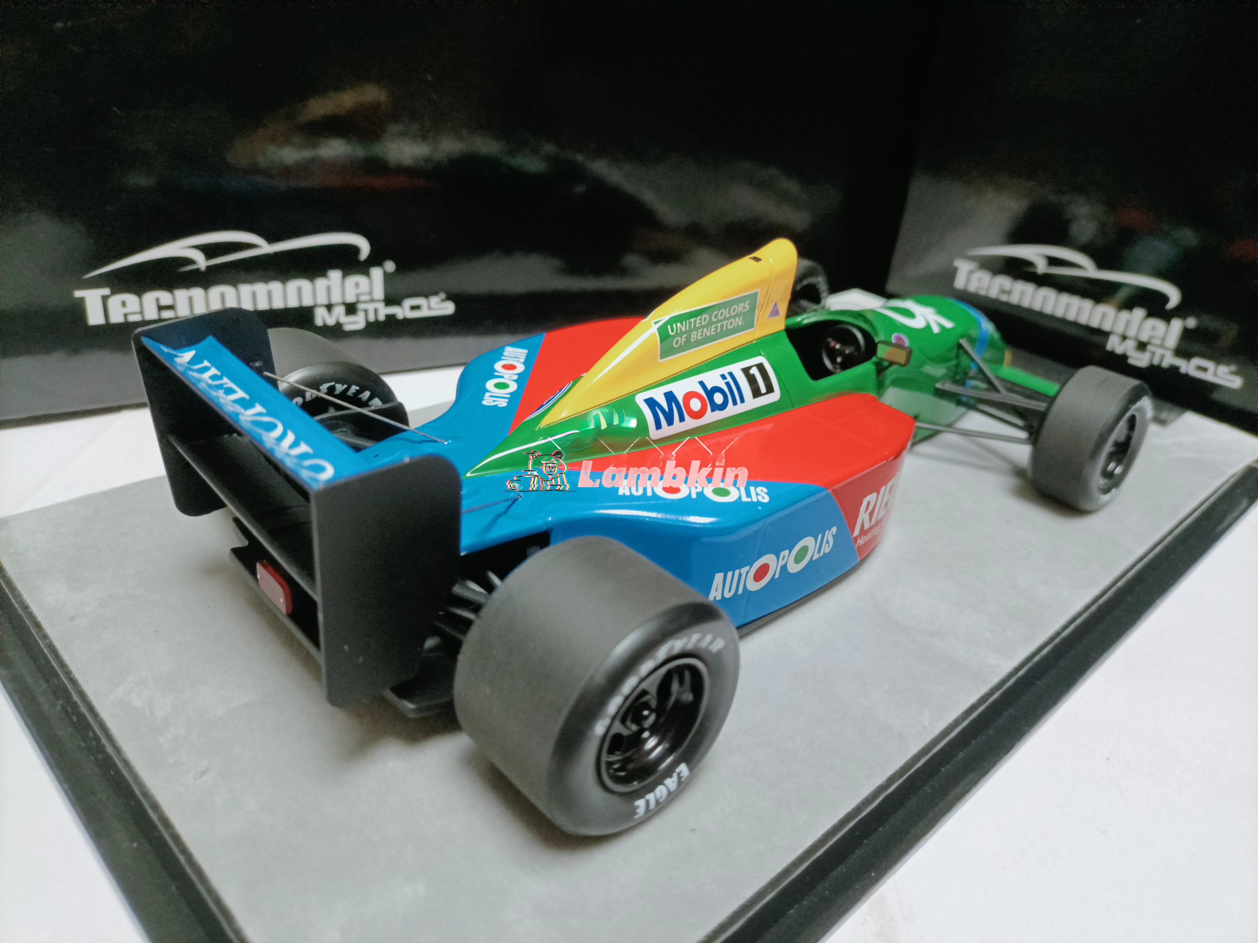 Tecnomodel 1/18 Benetton B190 1990 Stress Test Racing Car Model Collectible Gift Ornament Miniature Birthday