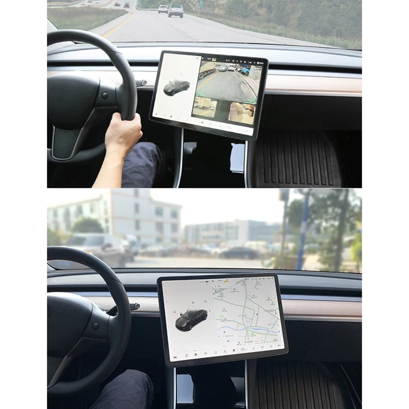 For Tesla Model 3 Y Center Navigation Screen Rotation Mount Holder Turn Left And Right Car Modification Accessories