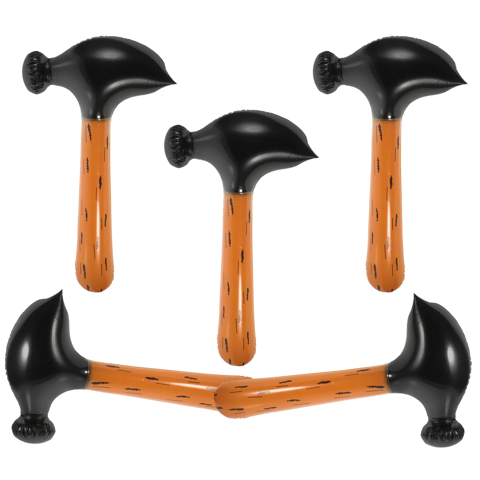 5Pcs Inflatable Pool Party Large Hard Handle Handle Pvc Hammer Toy PVC Pool Party Props 56x27cm Kids Gifts