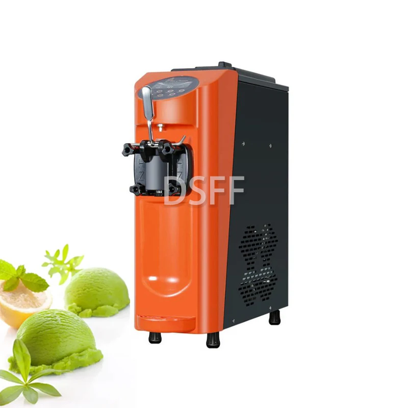 

Summer Hot Selling Ice Cream Machine, Commercial Single Head Desktop Water Bar Mini Sweet Cone Sundae Machine