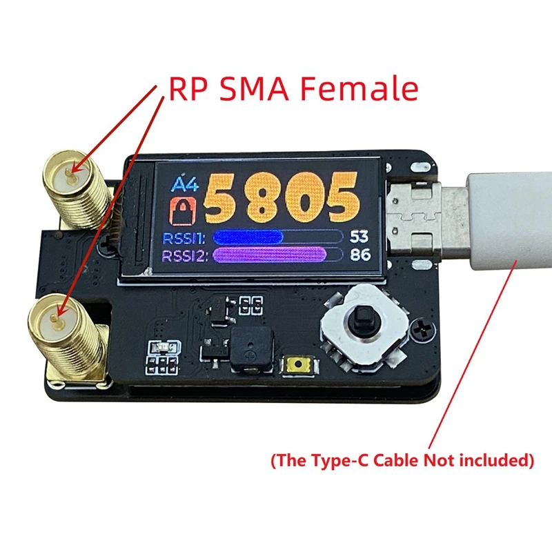 ESP32 RX5808 5.8G PLUS Dual Antenna Receiver Module For SKYZONE/Fatshark /DJI V1 V2 FPV Drone Glasses