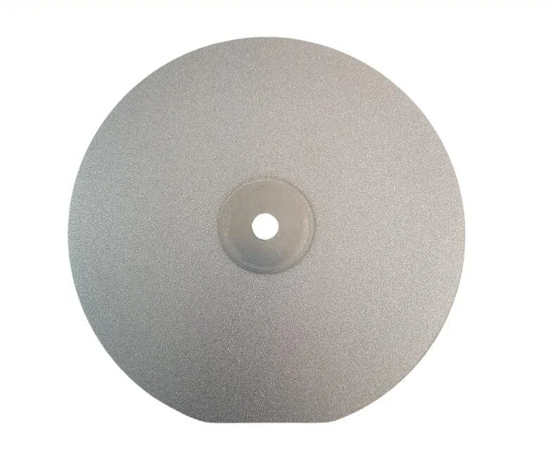 Glass ceramic polishing diamond grinding disc 200mm single-sided sand plating with adhesive backing electroplated sand