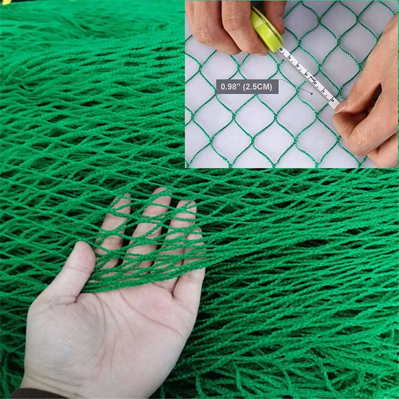 2X Golf Practice Net Heavy Duty Netting Rope Border Sports Barrier Training Mesh Golf Training Accessories 3X3meters