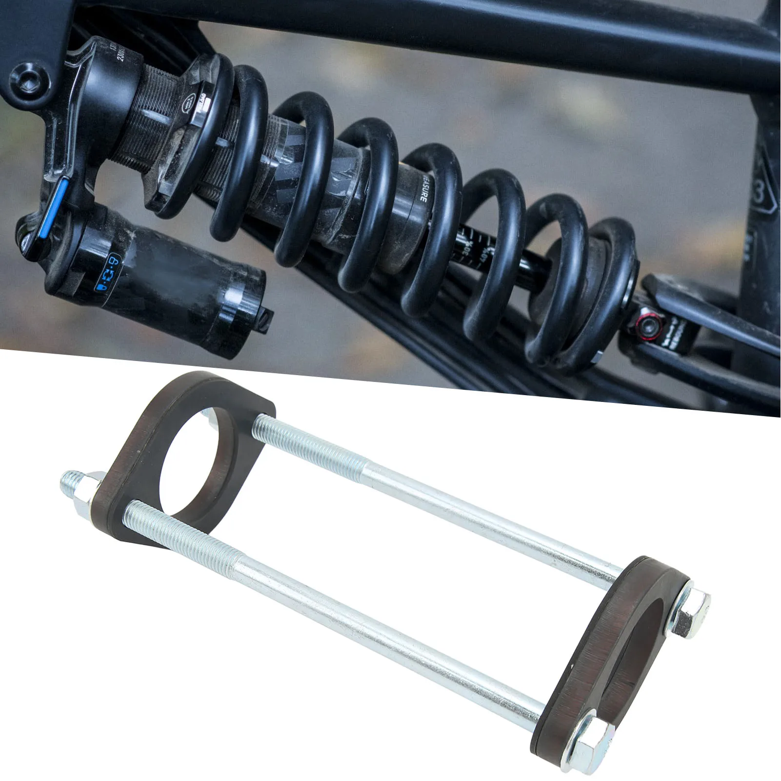 

75 мм мотоциклетный ударный пружинный инструмент для сжатия, гибкая сталь, прочная прочность, подходит для мотоцикла