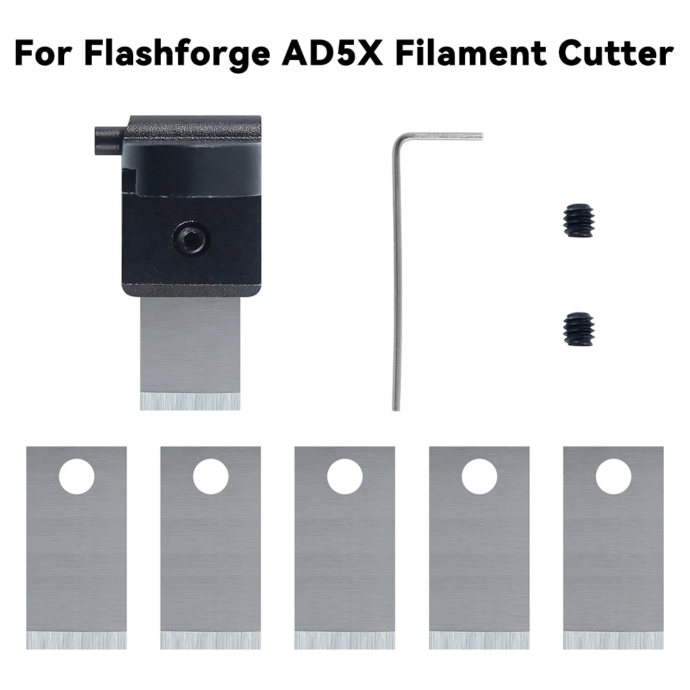 

Upgraded Filament Cutters For Flashforge AD5X High Quality And Durable Filament Cutter For AD5X 3D Printer Replacement Parts