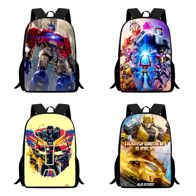 Mochila Transformers School Backpack,Cartoon School Bags for Girls Boys,Durable &Light Weight Kids Backpack for Kindergarteen