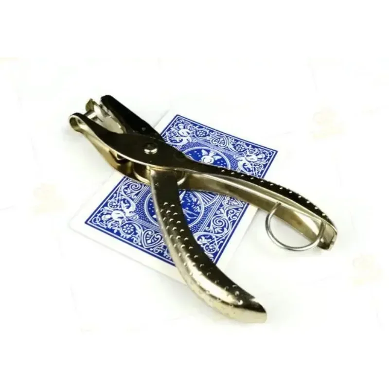 

Hole Punch Card/Moving Hole Card Hollow Transfer Card Magic Tricks Illusions Close Up Magic Props Magic Accessories Magician
