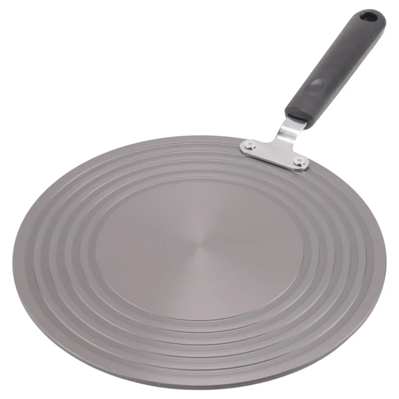 A95G Dyfuzor ciepła do kuchenek gazowych i płyt szklanych, aluminiowa tacka do rozmrażania, szybka płyta do rozgrzewania mrożonego mięsa, (24 cm)