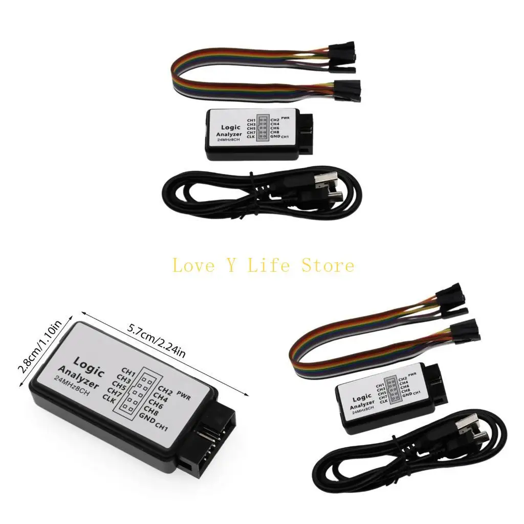 

L74C USB Logics Analyzers Установите 8channel Input Memory до 24 МГц скорости отбора проб